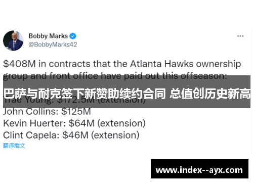 巴萨与耐克签下新赞助续约合同 总值创历史新高