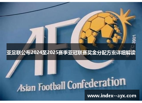 亚足联公布2024至2025赛季亚冠联赛奖金分配方案详细解读 亚足联公布2024至2025赛季亚冠联赛奖金分配方案详细解读